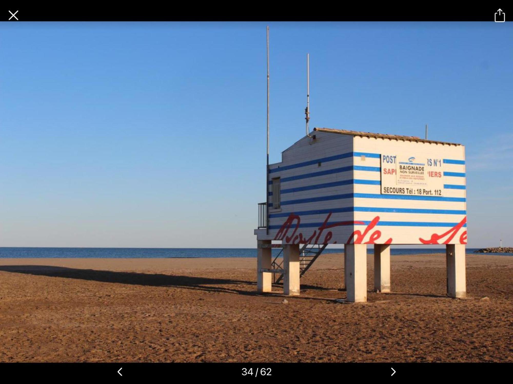 Maison Chalet 200 M De La Plage Climatisation Et Wifi Gruissan Exterior foto
